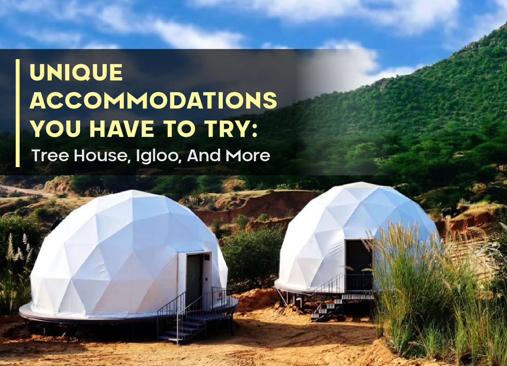 Unique Accommodations You Have To Try: Tree House, Igloo, And More