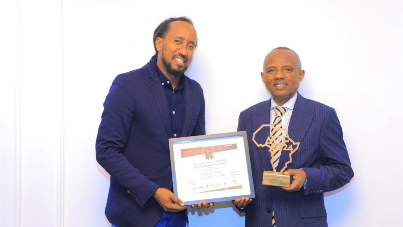 Ethiopian Airlines honoured with Outstanding Tourism Transportation Award